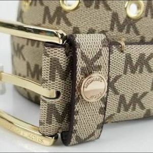 NEW Michael Kors Logo Belt Size XL